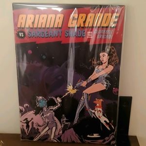 Ariana Grande vs Sargeant Shade comic book